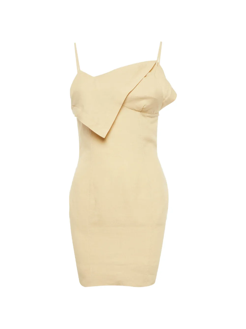Jacquemus Pre-Owned L'amour backless mini dress - Toni neutri