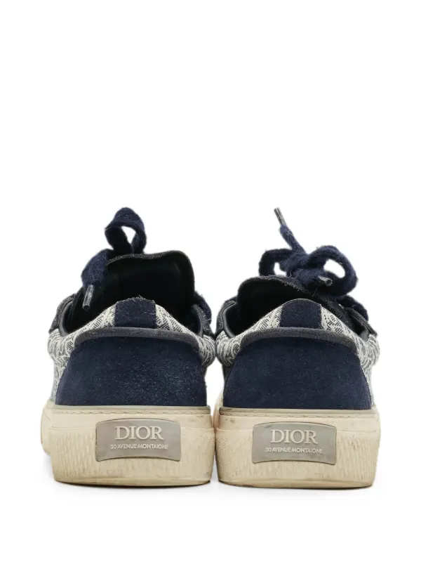 Christian Dior Pre-Owned B33 Oblique Sneakers | Blue | FARFETCH