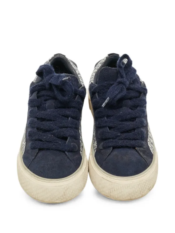 Christian Dior Pre-Owned B33 Oblique Sneakers | Blue | FARFETCH