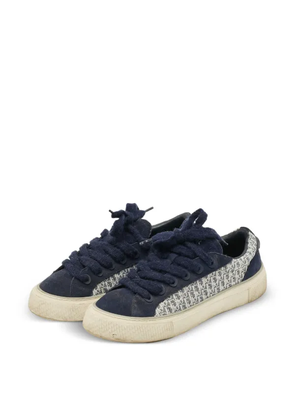 Christian Dior Pre-Owned B33 Oblique Sneakers | Blue | FARFETCH