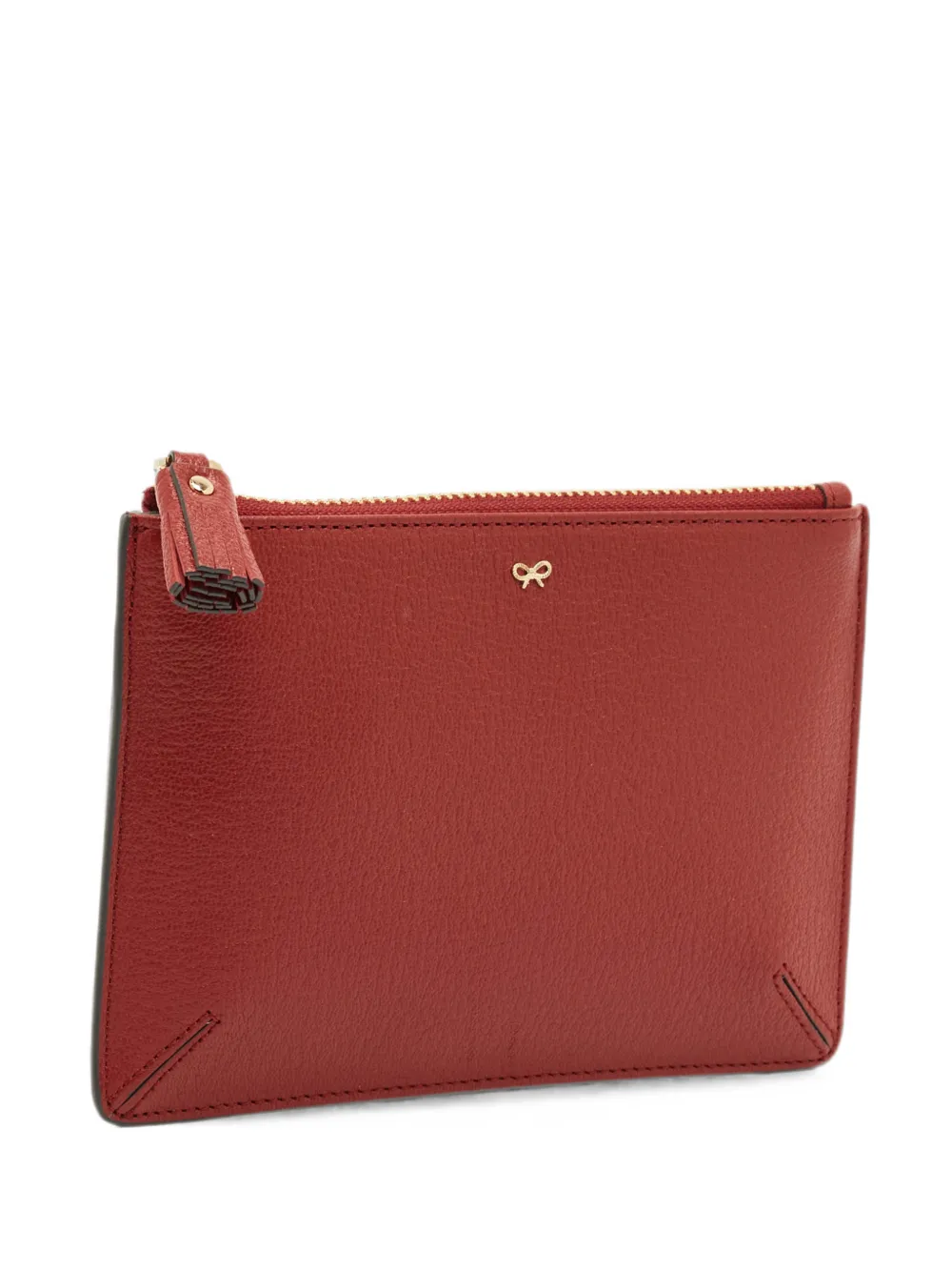 Pre-owned Anya Hindmarch Bespoke Loose Pocket Pouch In Red