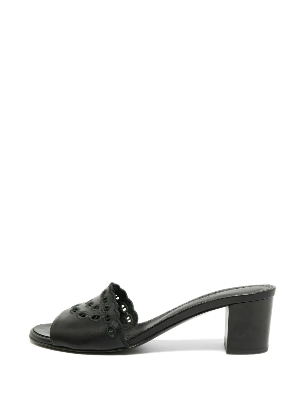 Hermès Pre-Owned Gaelle cut-out sandals - Nero