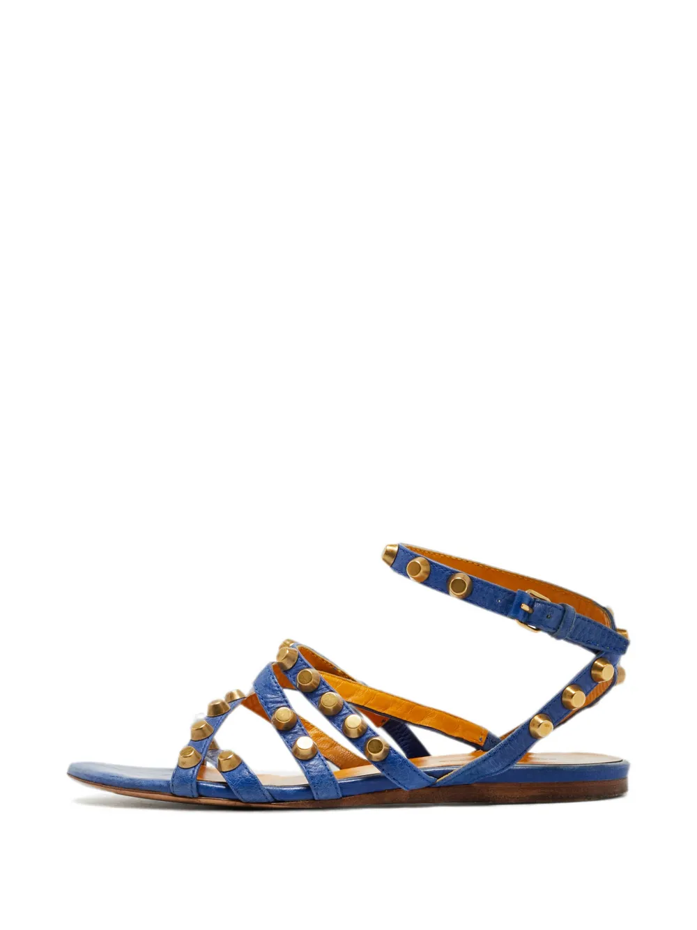 Balenciaga Pre-Owned Arena studded sandals - Blu