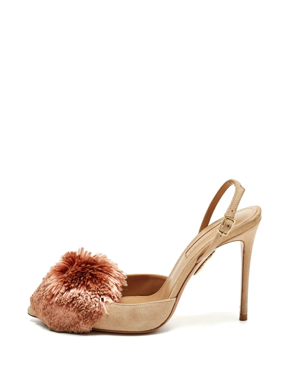 Aquazzura Powder Puff slingback pumps - Toni neutri