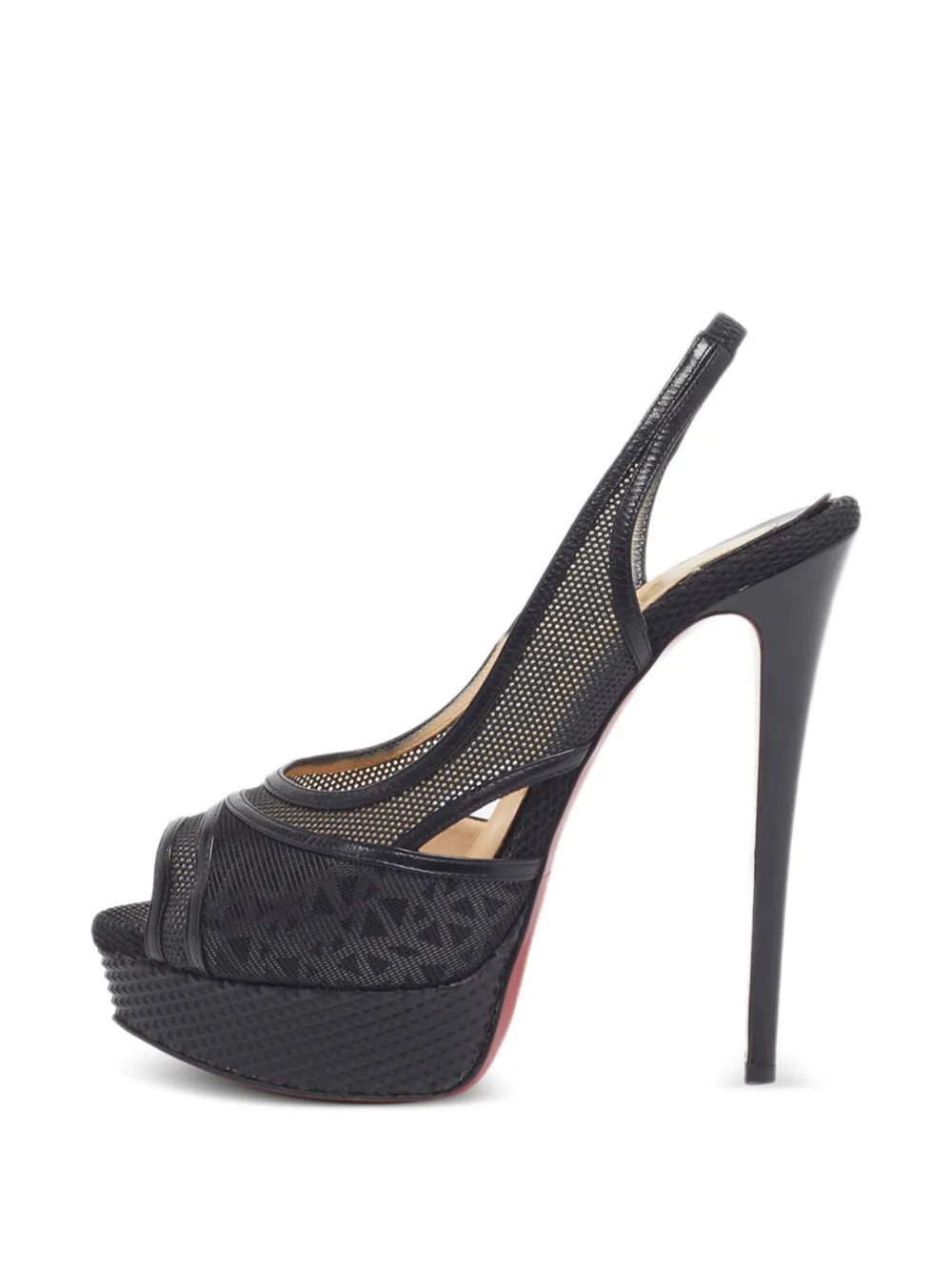 Christian Louboutin Pre-Owned Marina Slingback-Sandalen - Schwarz