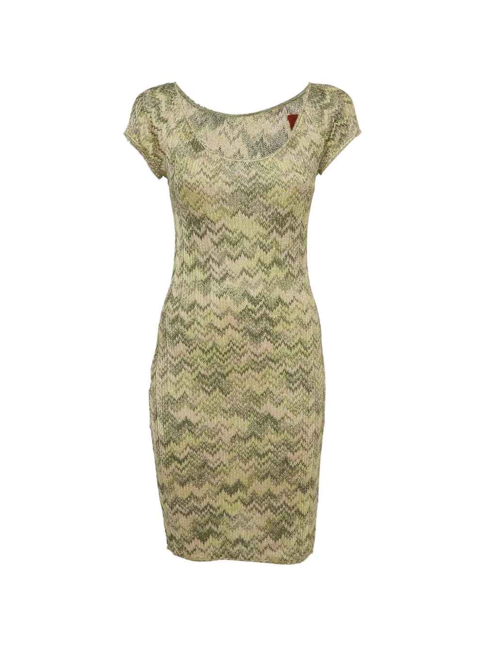 Missoni Pre-Owned short-sleeve mini dress - Toni neutri