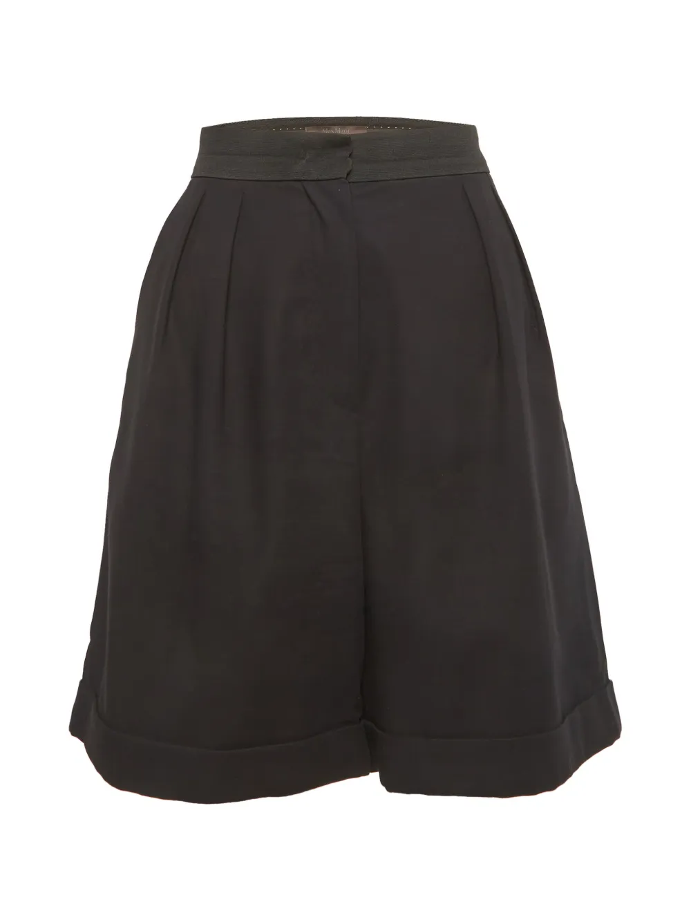 Max Mara Shorts con pieghe - Nero