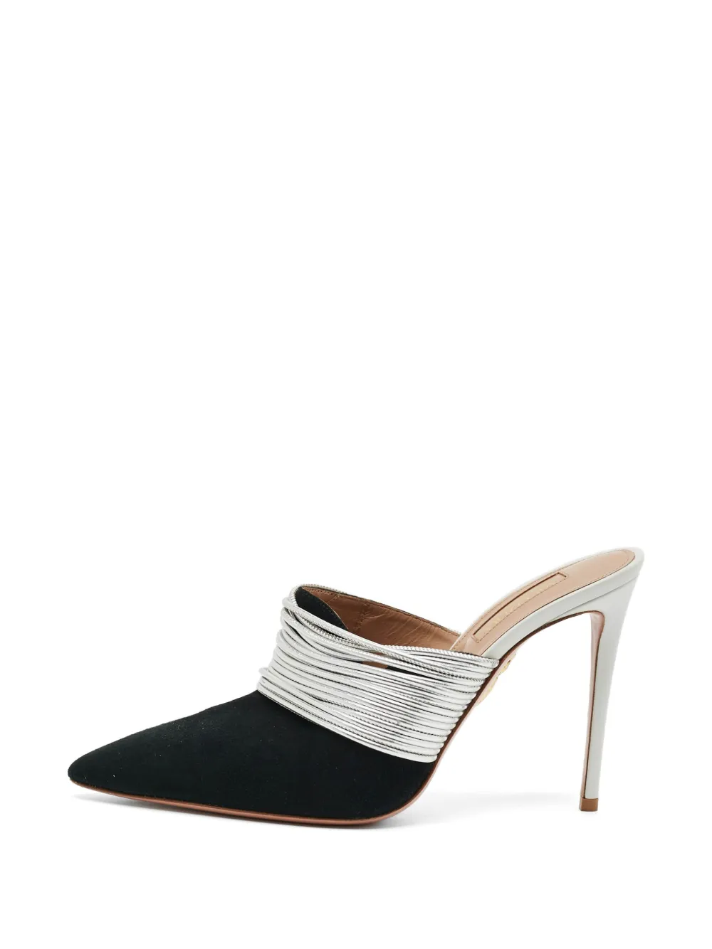 Aquazzura Mules Rendez Vous con tacco - Nero
