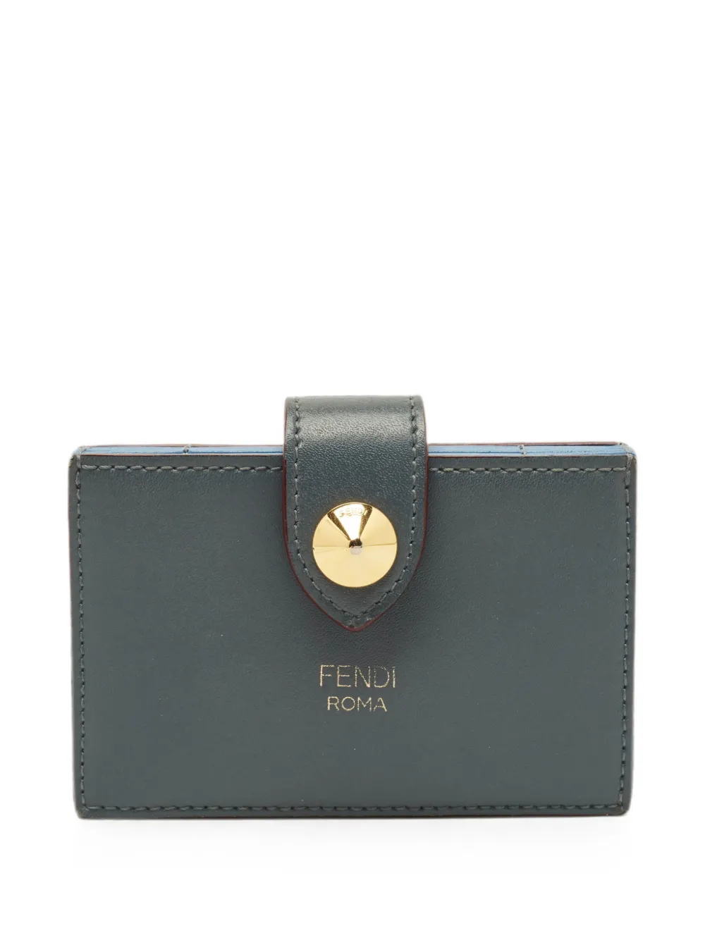 Fendi Pre-Owned 2018 stud card holder - Grigio