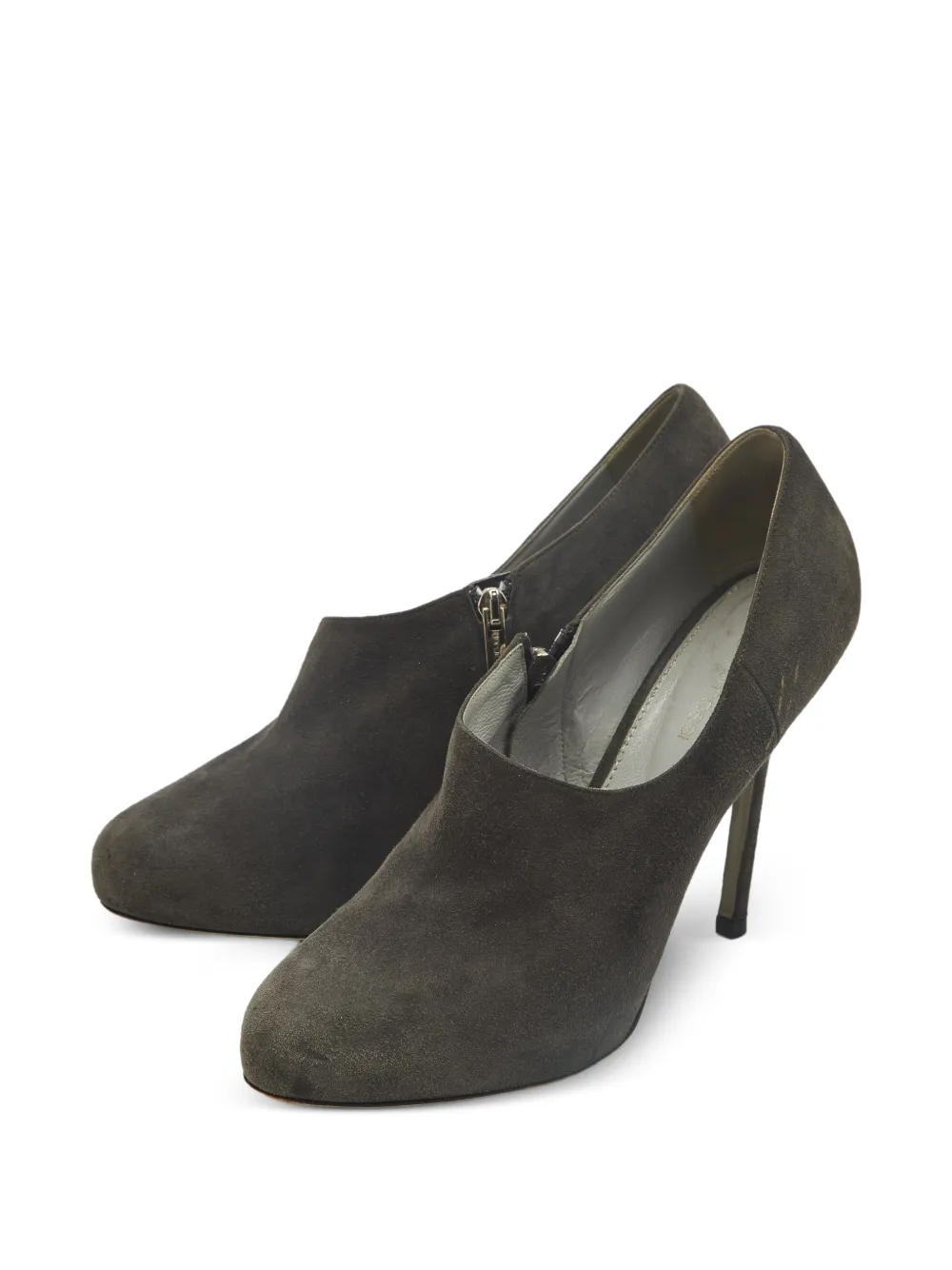 Gianvito Rossi side-zip ankle boots - Grau