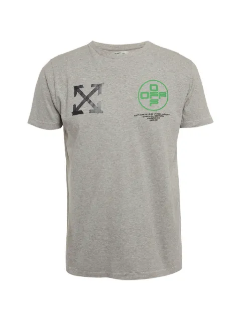Off-White Pre-Owned logo-print short-sleeve T-shirt