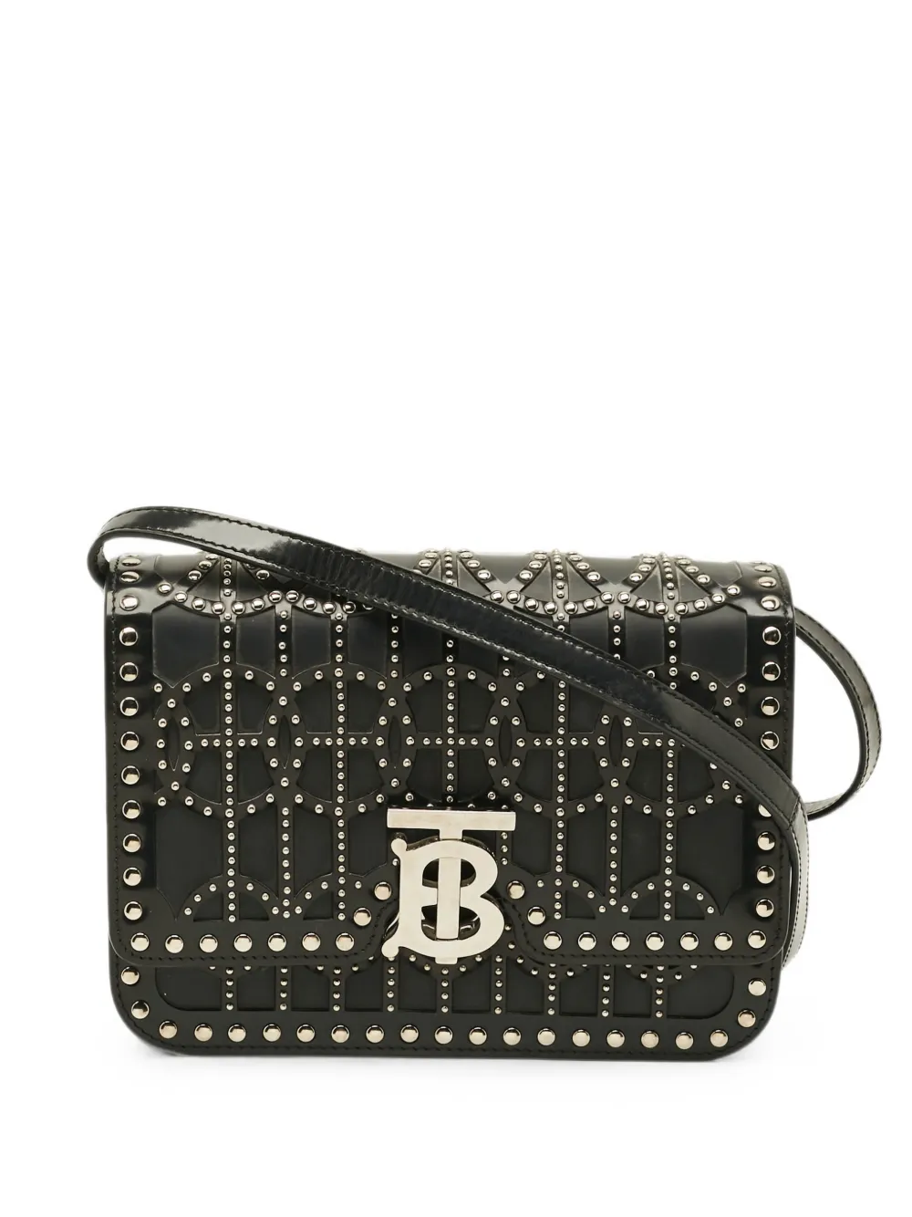 Burberry Pre-Owned TB studded shoulder bag - Nero