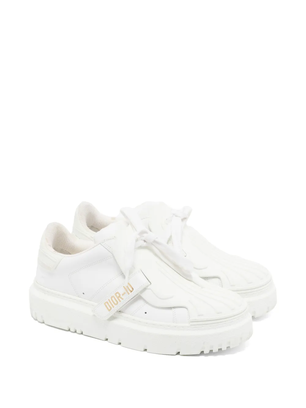 Christian Dior Pre-Owned Dior-ID touch-strap Sneakers | White