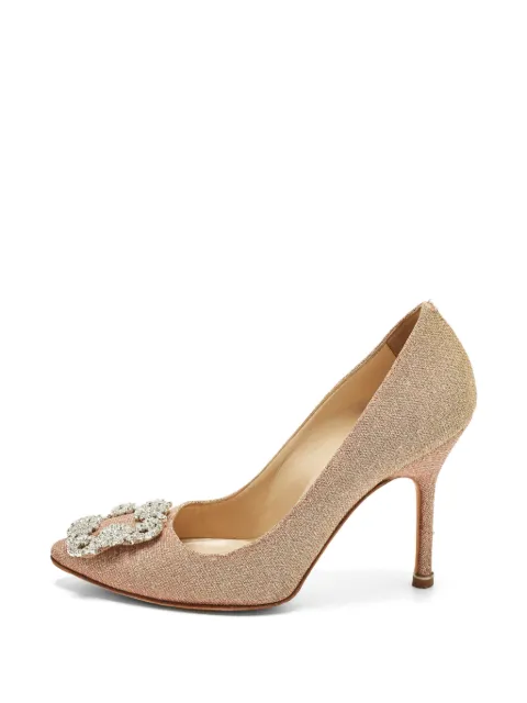 Manolo Blahnik zapatillas Hangisi 