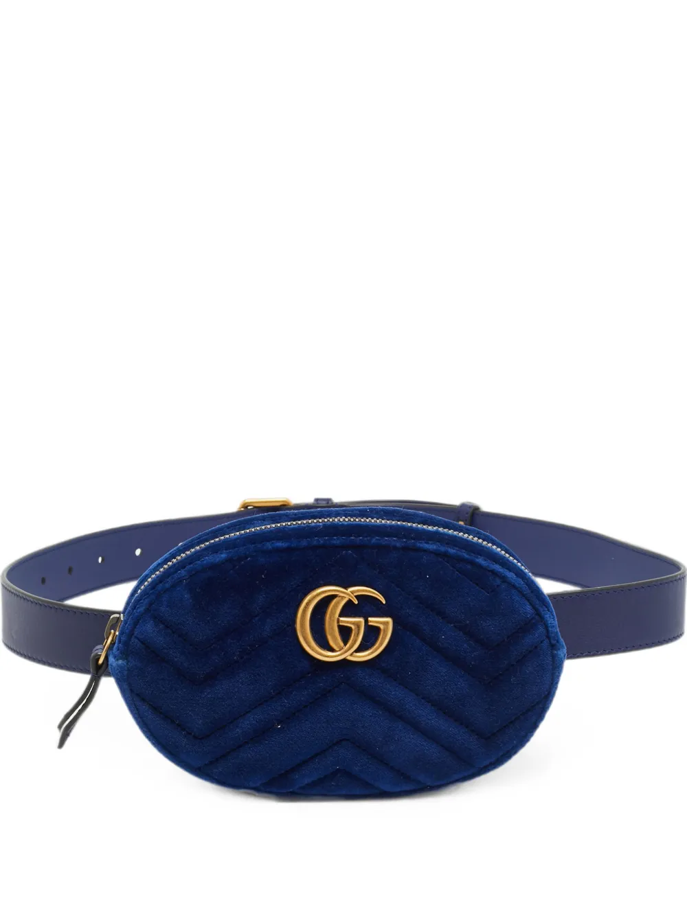 Gucci Pre-Owned Marsupio GG Marmont matelassé - Blu
