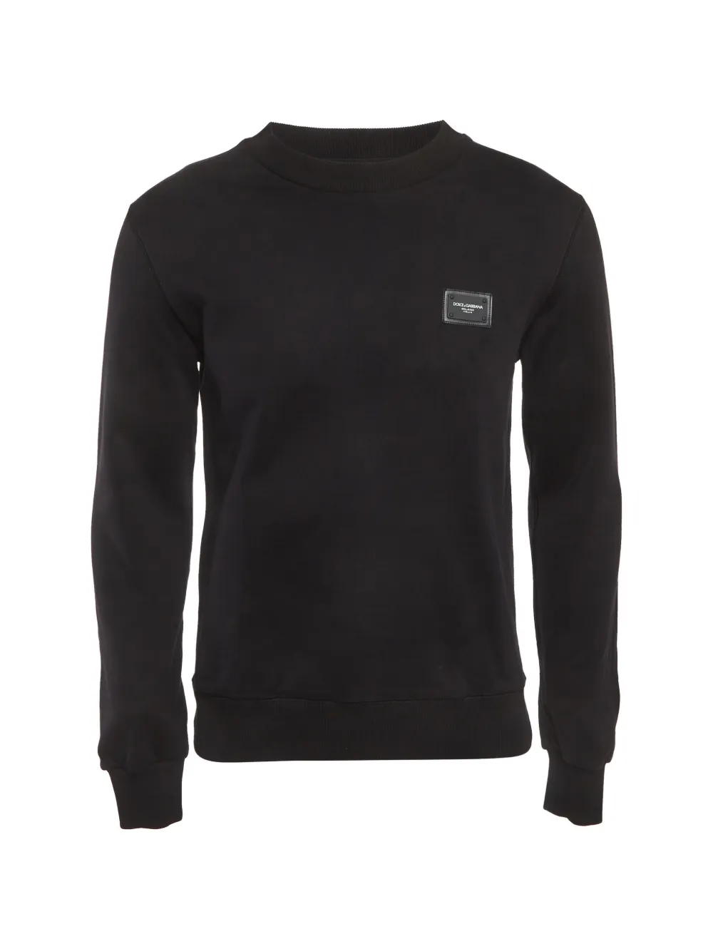 Dolce & Gabbana Pre-Owned Felpa con placca logo - Nero
