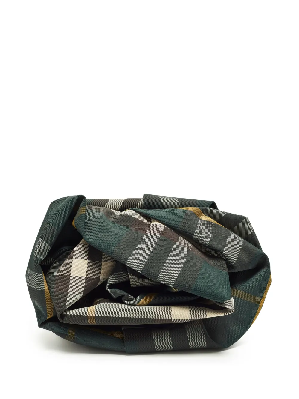 Burberry Pre-Owned Rose ruched clutch bag - Verde