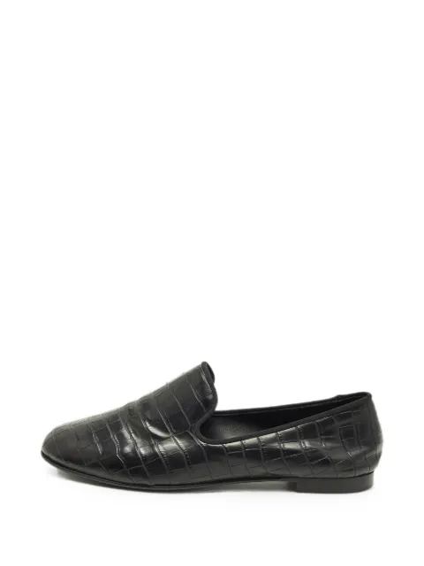 Giuseppe Zanotti Vintage croc-embossed smoking slippers