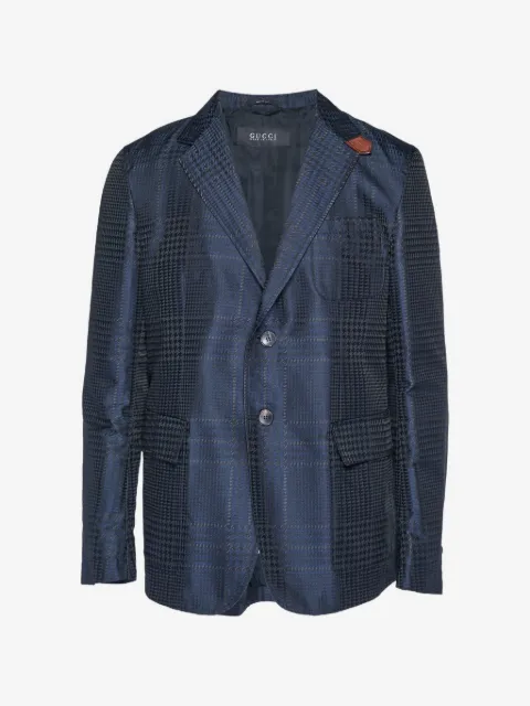 Gucci Pre-Owned 长袖单排扣西装夹克
