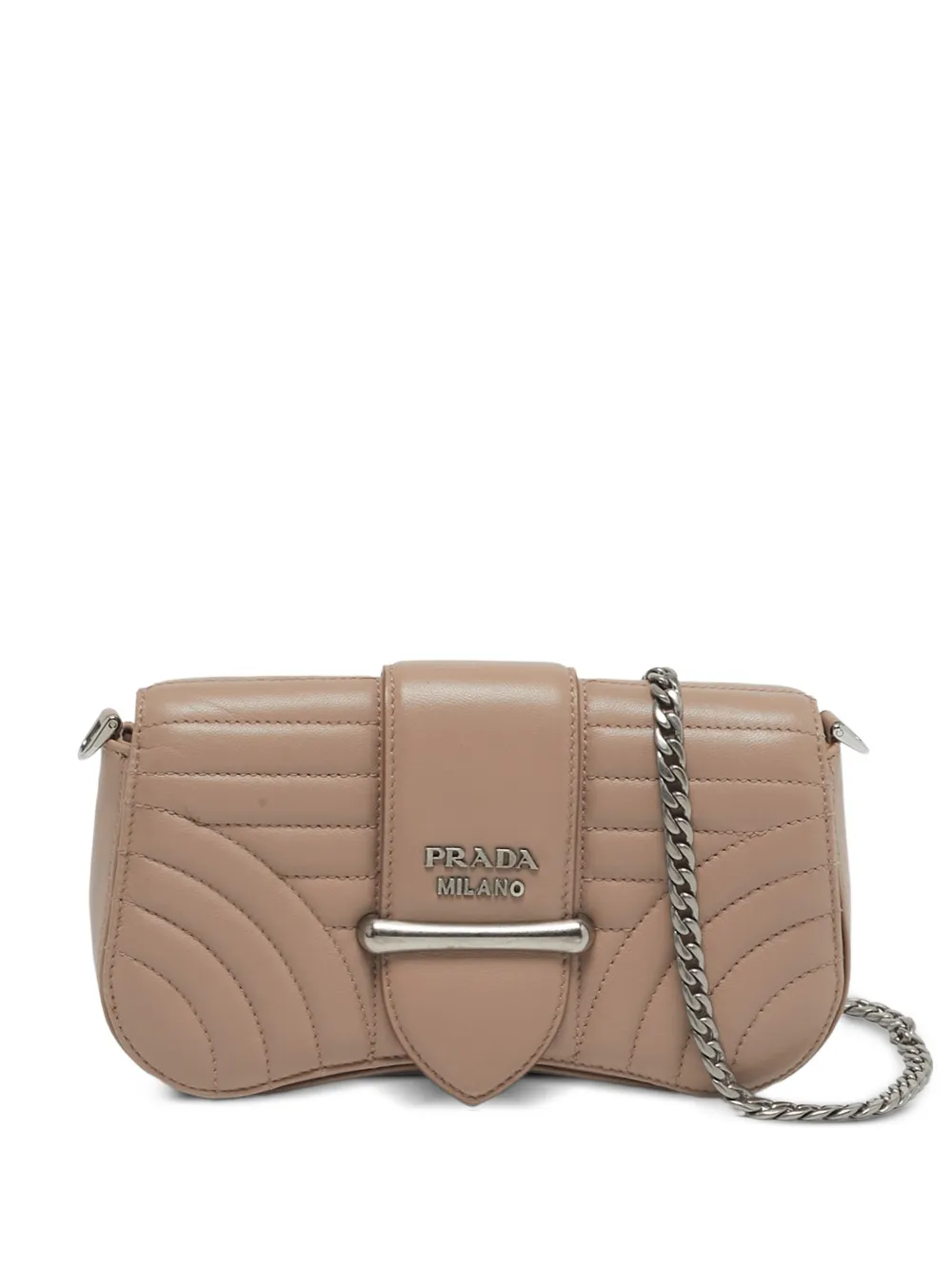 Prada Pre-Owned Borsa a tracolla Sidonie mini trapuntata - Toni neutri