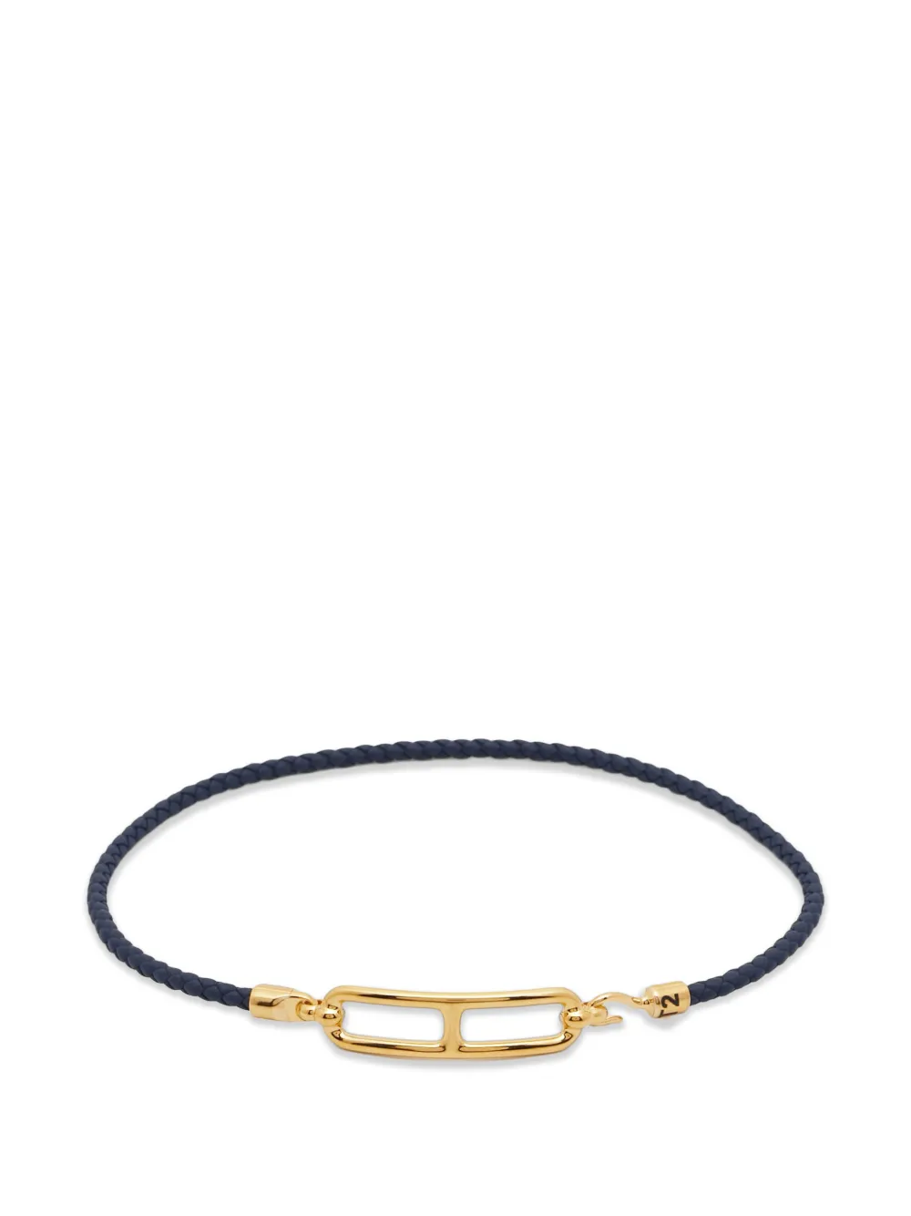 Pre-owned Hermes Roulis Double Tour Bracelet In Gold