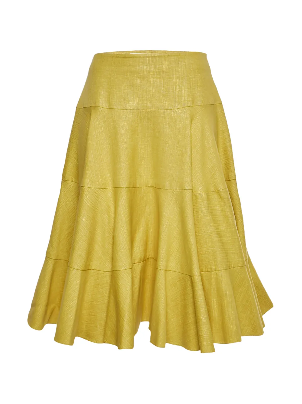 Christian Dior Pre-Owned flared short skirt - Giallo