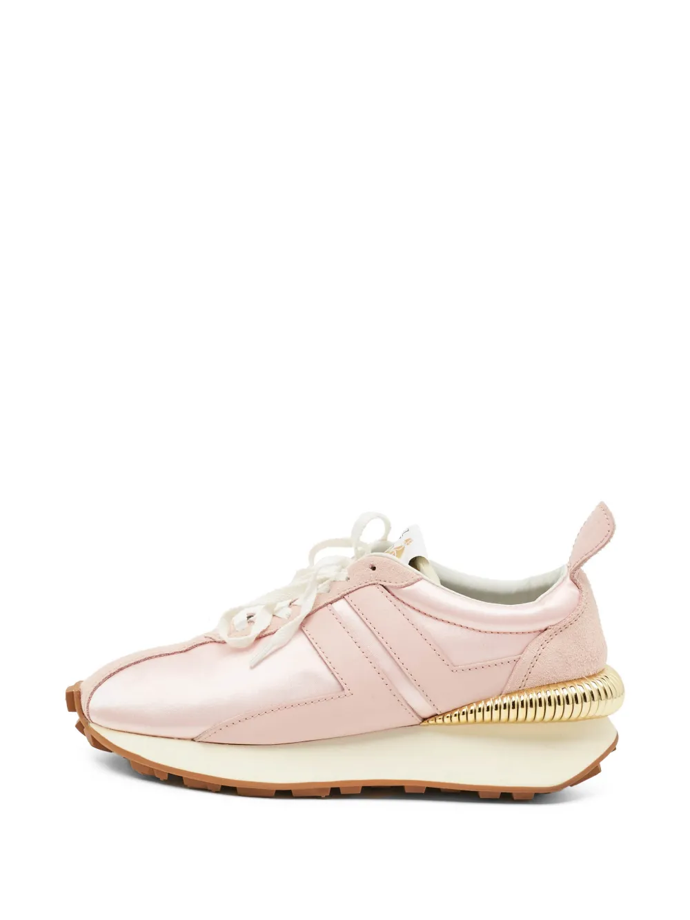Lanvin Pre-Owned Bumper panelled low-top sneakers - Rosa