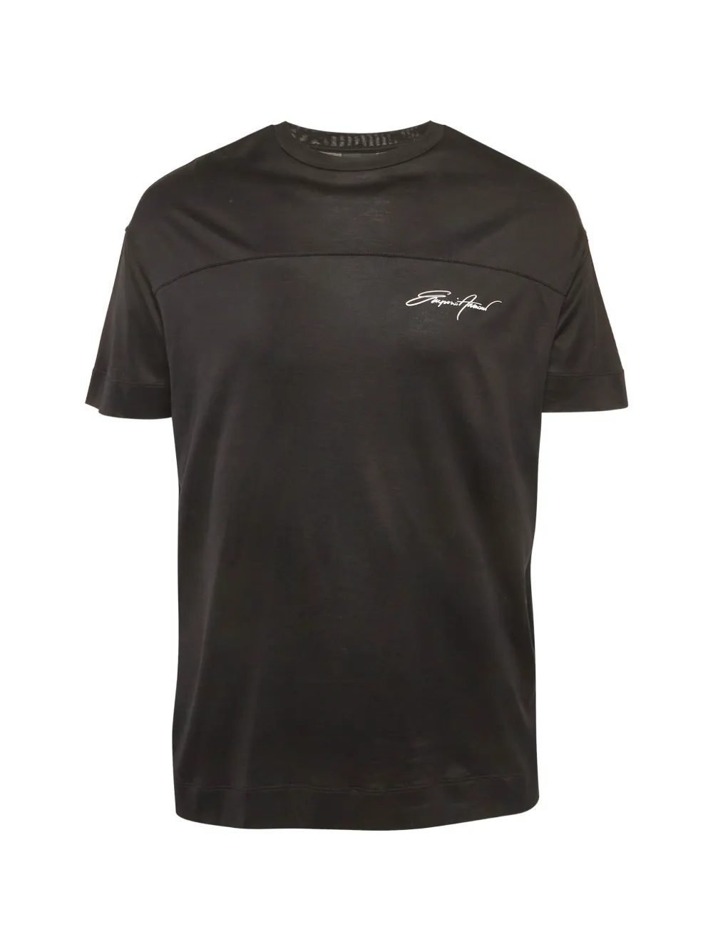 Emporio Armani Pre-Owned T-Shirt mit Logo-Print - Schwarz