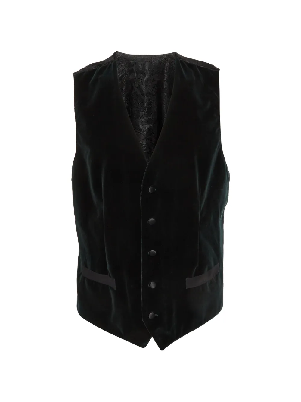 Dolce & Gabbana Pre-Owned velvet waistcoat - Verde