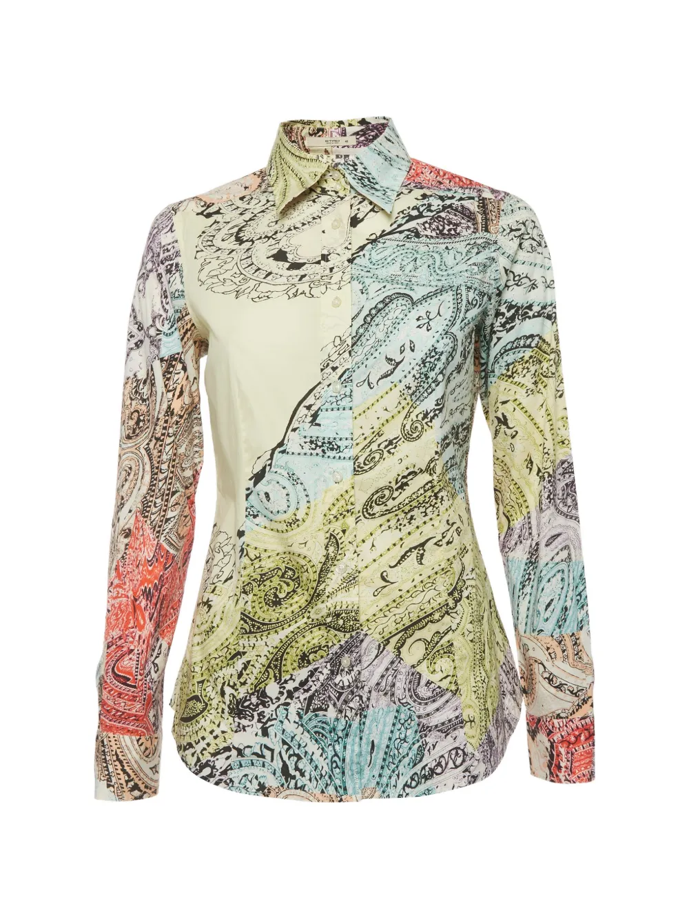 Etro Pre-Owned paisley long-sleeved shirt - Toni neutri