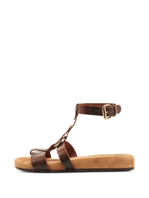 Chloé Pre-Owned leather ankle-strap sandals