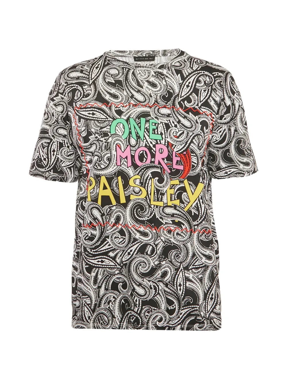 Etro Pre-Owned Paisley-print short-sleeve T-shirt - Nero