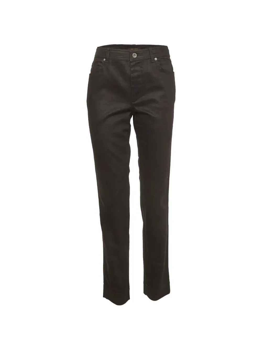 Louis Vuitton Pre-Owned belt-loop skinny jeans - Nero
