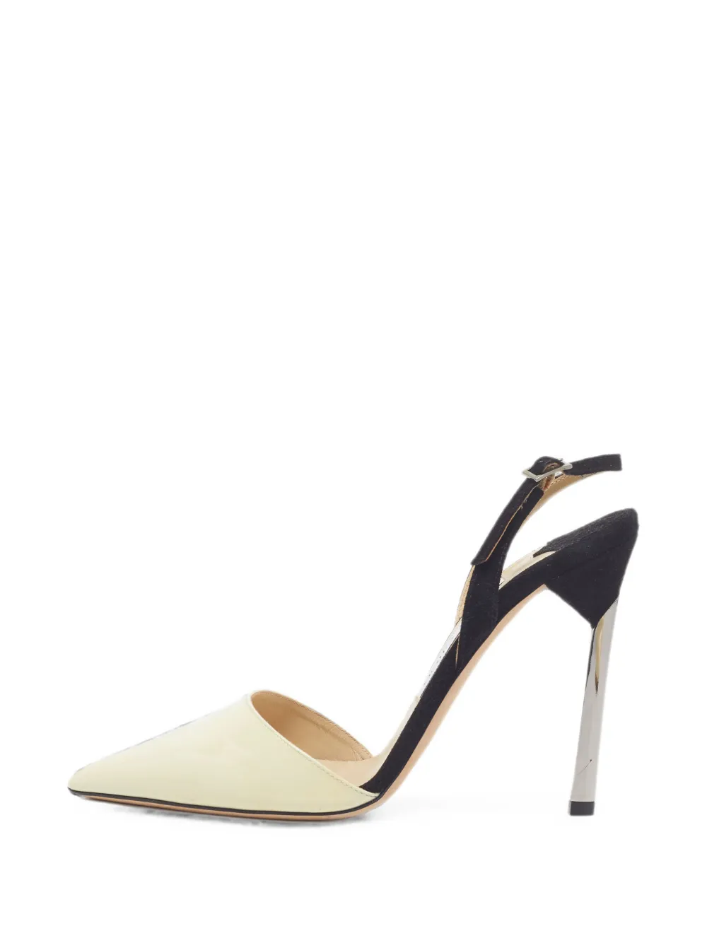 Jimmy Choo Pre-Owned Lucy Pumps mit Slingback-Riemen - Weiß