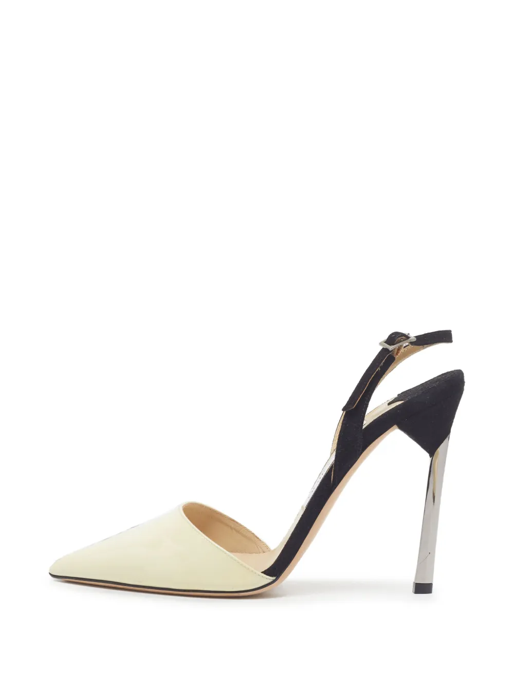Jimmy Choo Pre-Owned Lucy Pumps mit Slingback-Riemen - Weiß