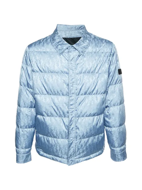 Christian Dior Pre-Owned 2019 Oblique jacquard puffer jacket