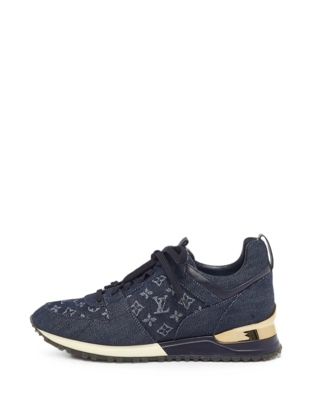 Louis Vuitton Pre-Owned monogram-pattern sneakers - Blau