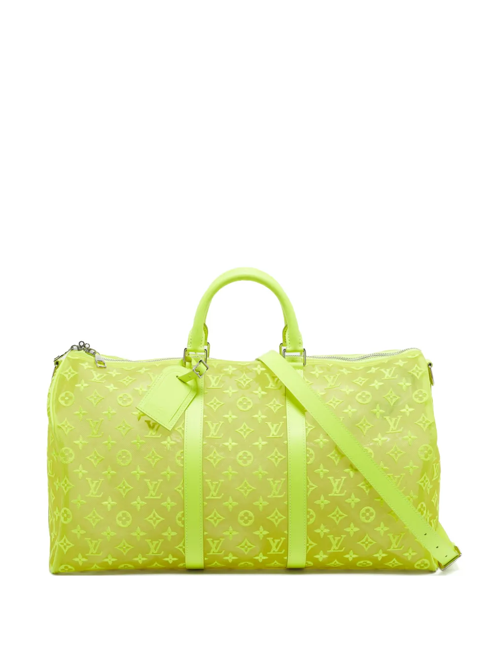 Louis Vuitton Pre-Owned 2019 Keepall Bandoulière 50 Monogram duffel bag - Giallo