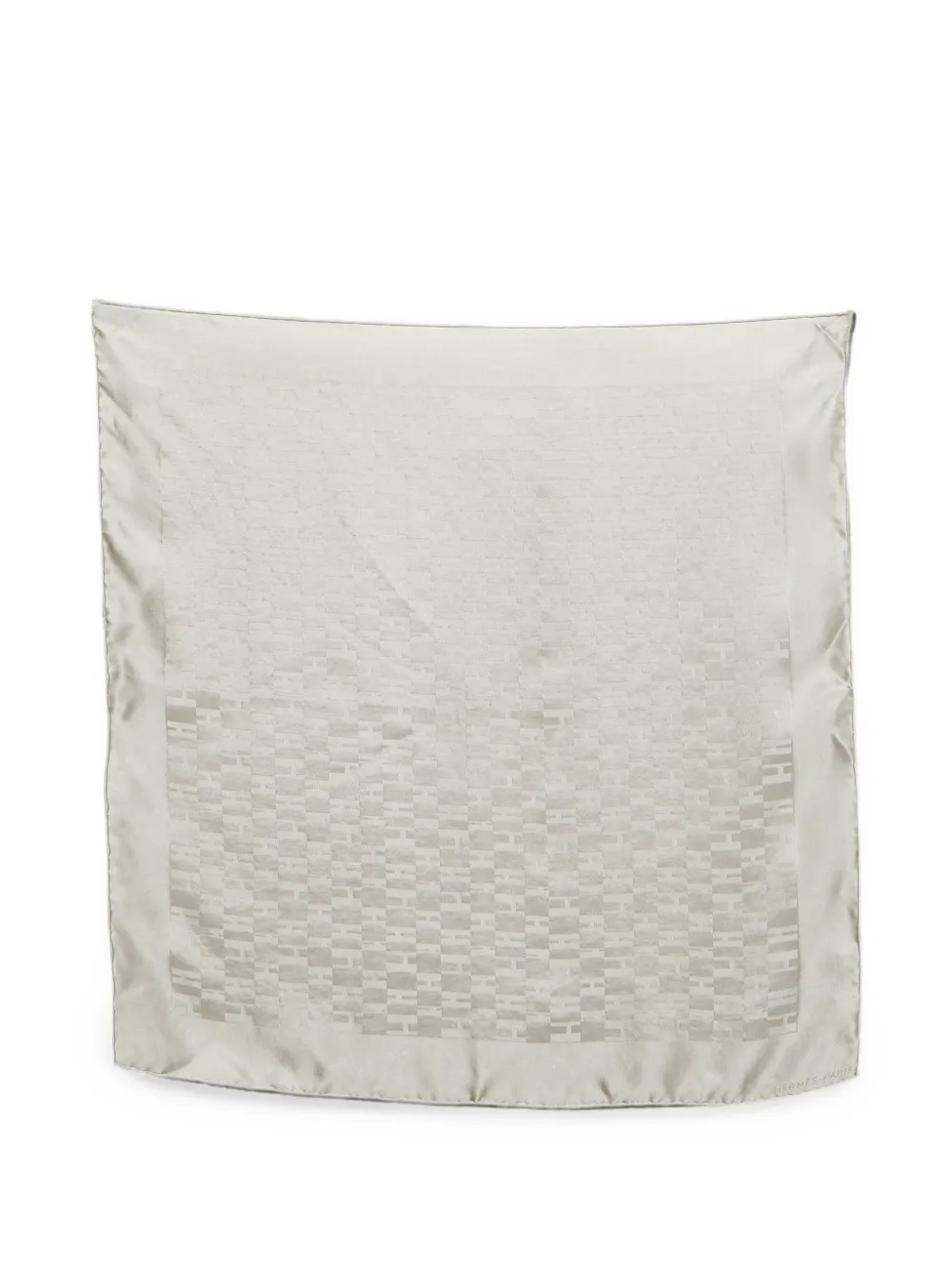 Hermès Pre-Owned H pattern scarf - Toni neutri