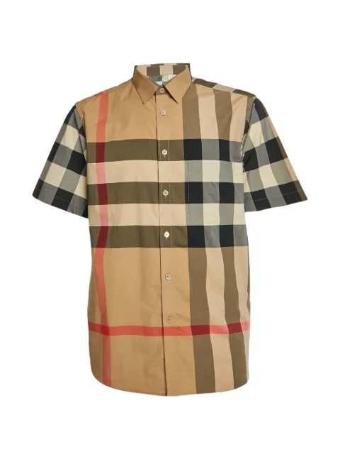 Burberry Pre-Owned check-print short-sleeve shirt