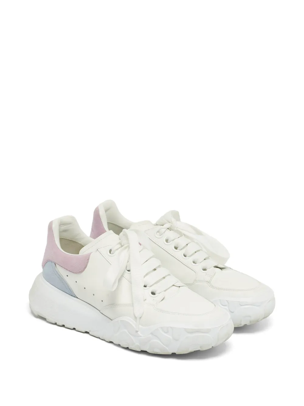Alexander McQueen Pre-Owned Court leather sneakers - Weiß