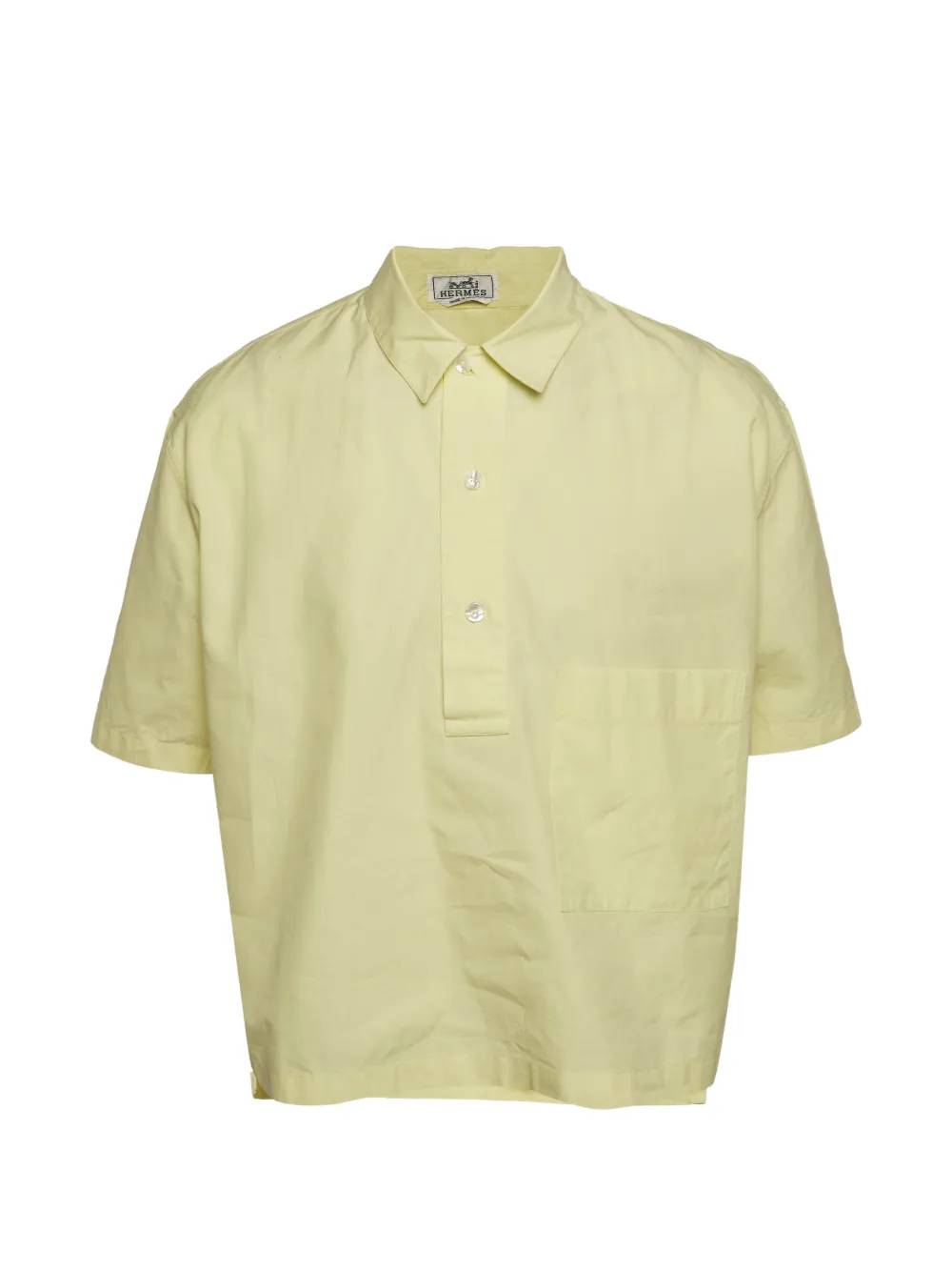 Hermès Pre-Owned oversized polo shirt - Gelb