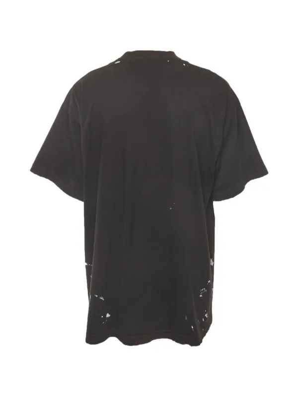 Balenciaga Pre-Owned Metal-logo T-shirt | Black | FARFETCH
