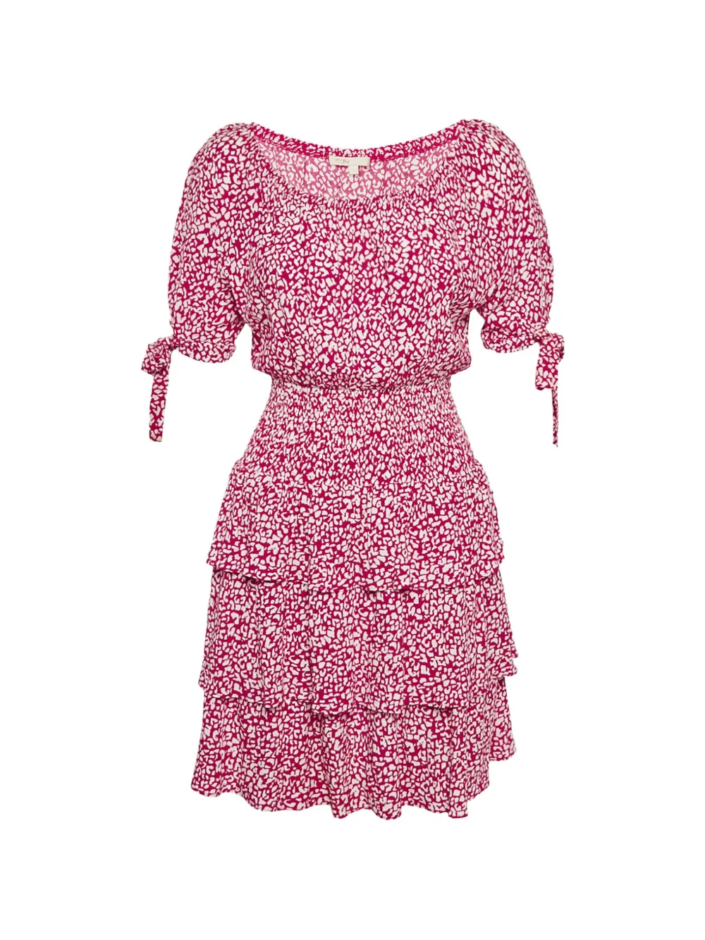 Maje animal-print midi dress - Rosso