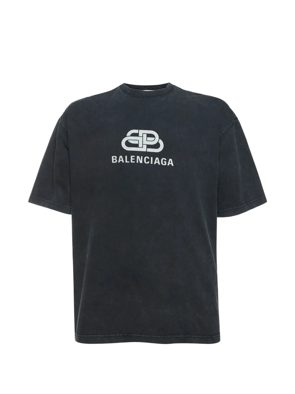Balenciaga Pre-Owned BB logo-print T-shirt - Nero