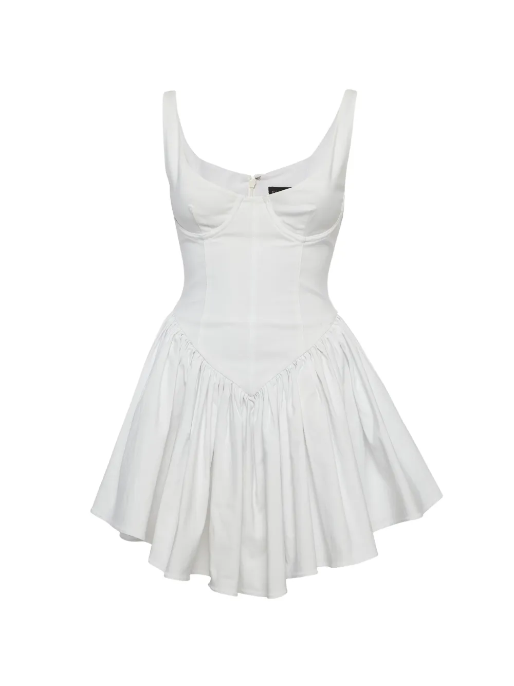 NBD corset-style mini dress - Bianco