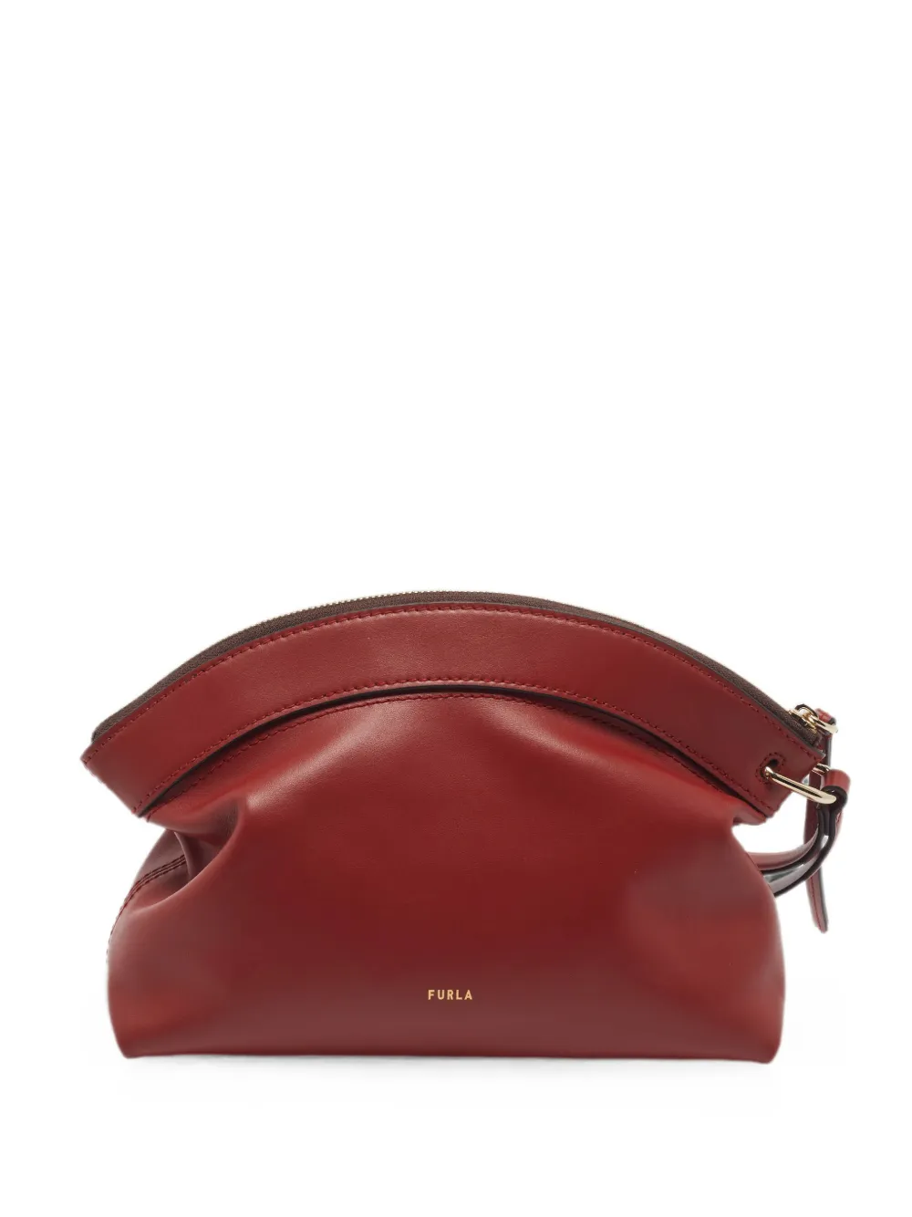Furla Erica leather clutch bag - Rosso