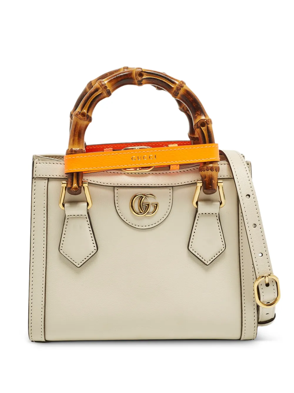 Gucci Pre-Owned Bamboo Diana mini tote bag - Toni neutri