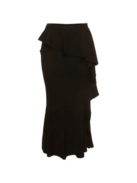 Givenchy Pre-Owned maxi ruffle overlay skirt