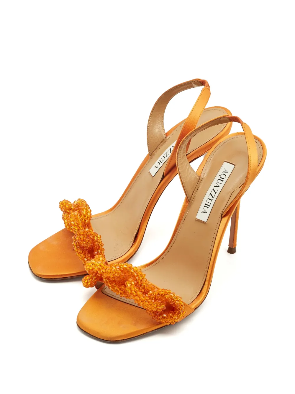 Aquazzura Love slingback sandals - Arancione